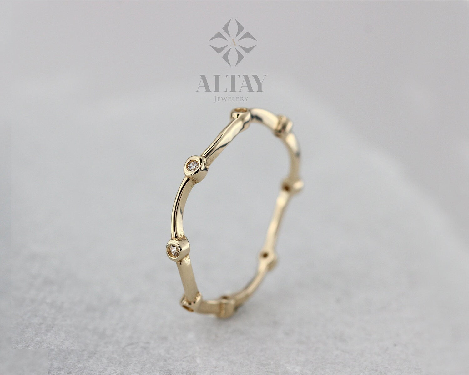 Minimalist 14k Solid Gold Ring, Stacking Ring, Thin Gold, Stackable, Dainty Ring, Elegant Stylish Fine Jewelry, Real Gold, Gift for Her