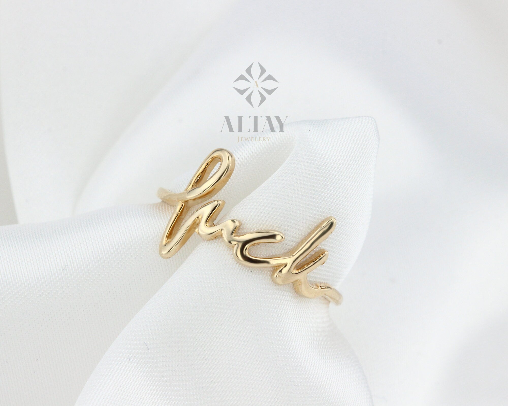14K Solid Gold Fuck Ring, Fuck Off Ring, Fuck it Ring, Fuck You Ring, Bad Word Ring, Swearing Knuckle Band, Middle Finger, Christmas Gift