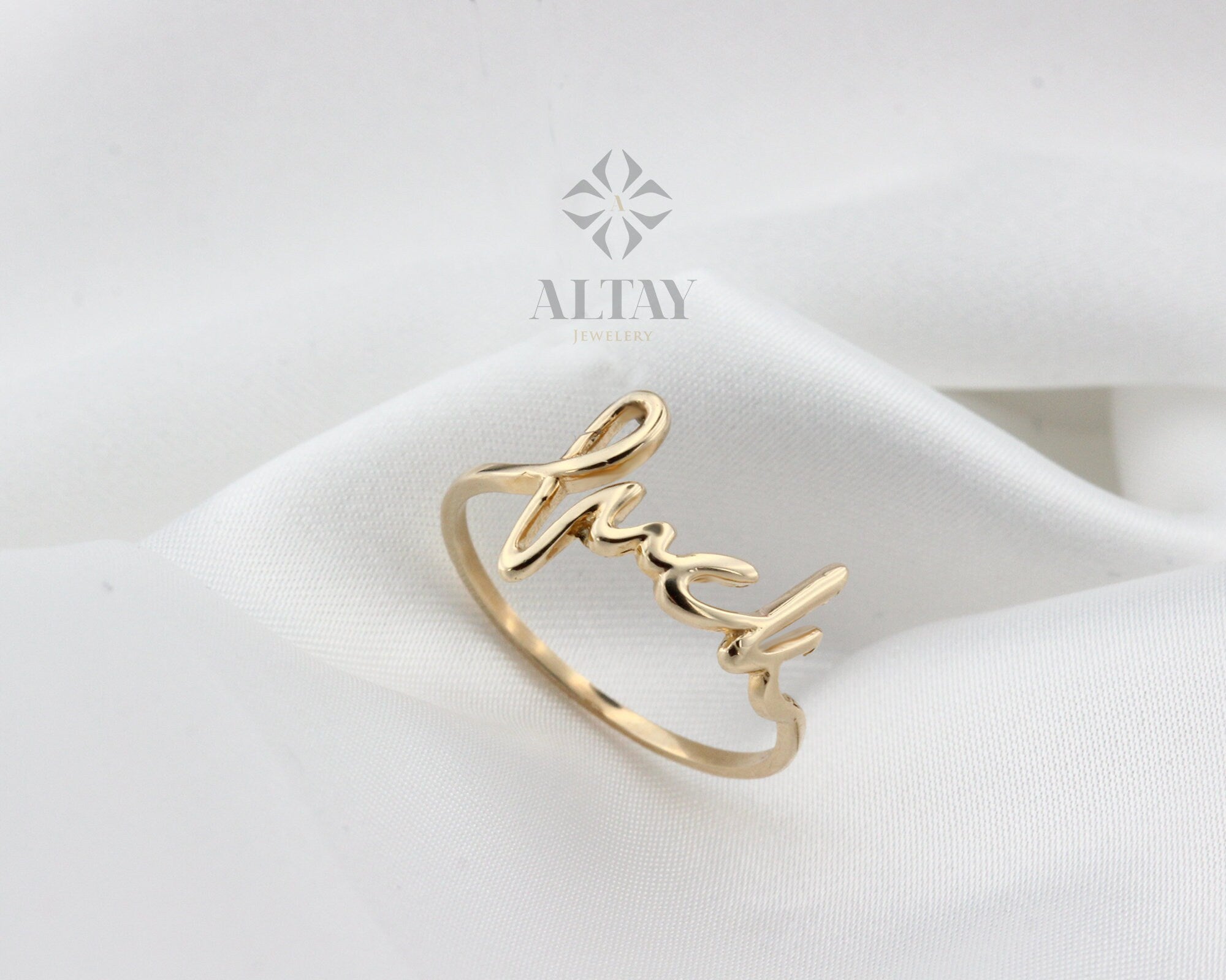 14K Solid Gold Fuck Ring, Fuck Off Ring, Fuck it Ring, Fuck You Ring, Bad Word Ring, Swearing Knuckle Band, Middle Finger, Christmas Gift