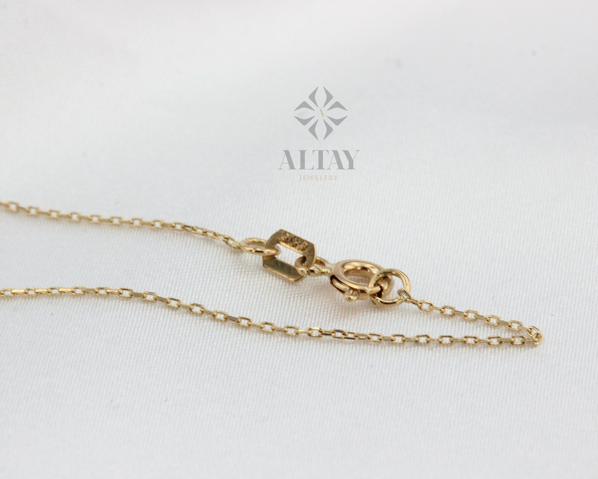 14K Gold Four Leaf Clover Necklace, Dainty Good Luck Pendant, Clover Lucky Charm Necklace, St. Patrick's Day Accessory Choker, Gift for Her
