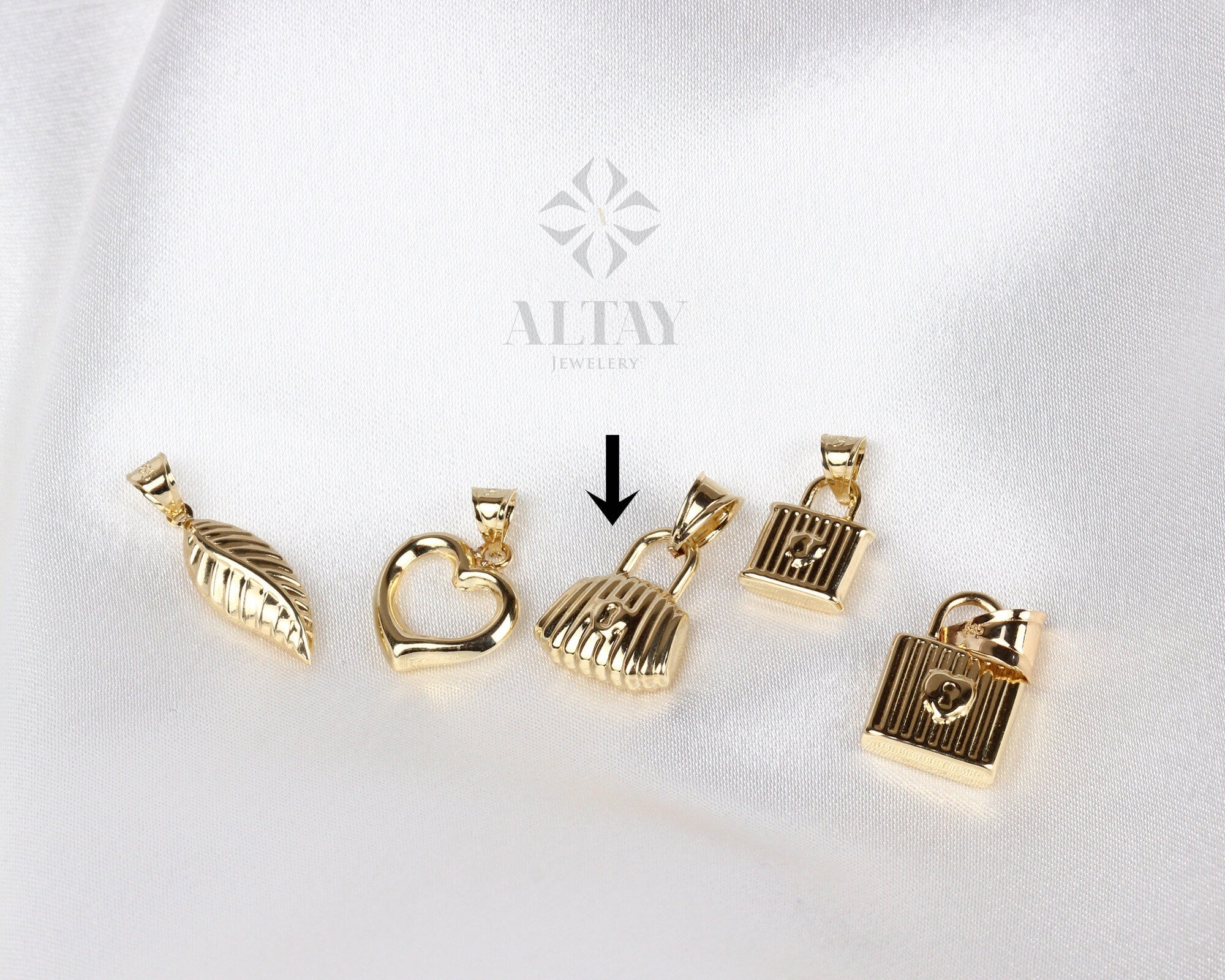 14K Gold Lock Necklace, Little Gold Lock Charm Necklace, Padlock Charm, Holiday Gift, Lock Necklace, Dainty Lovers Necklace, Gift for Her