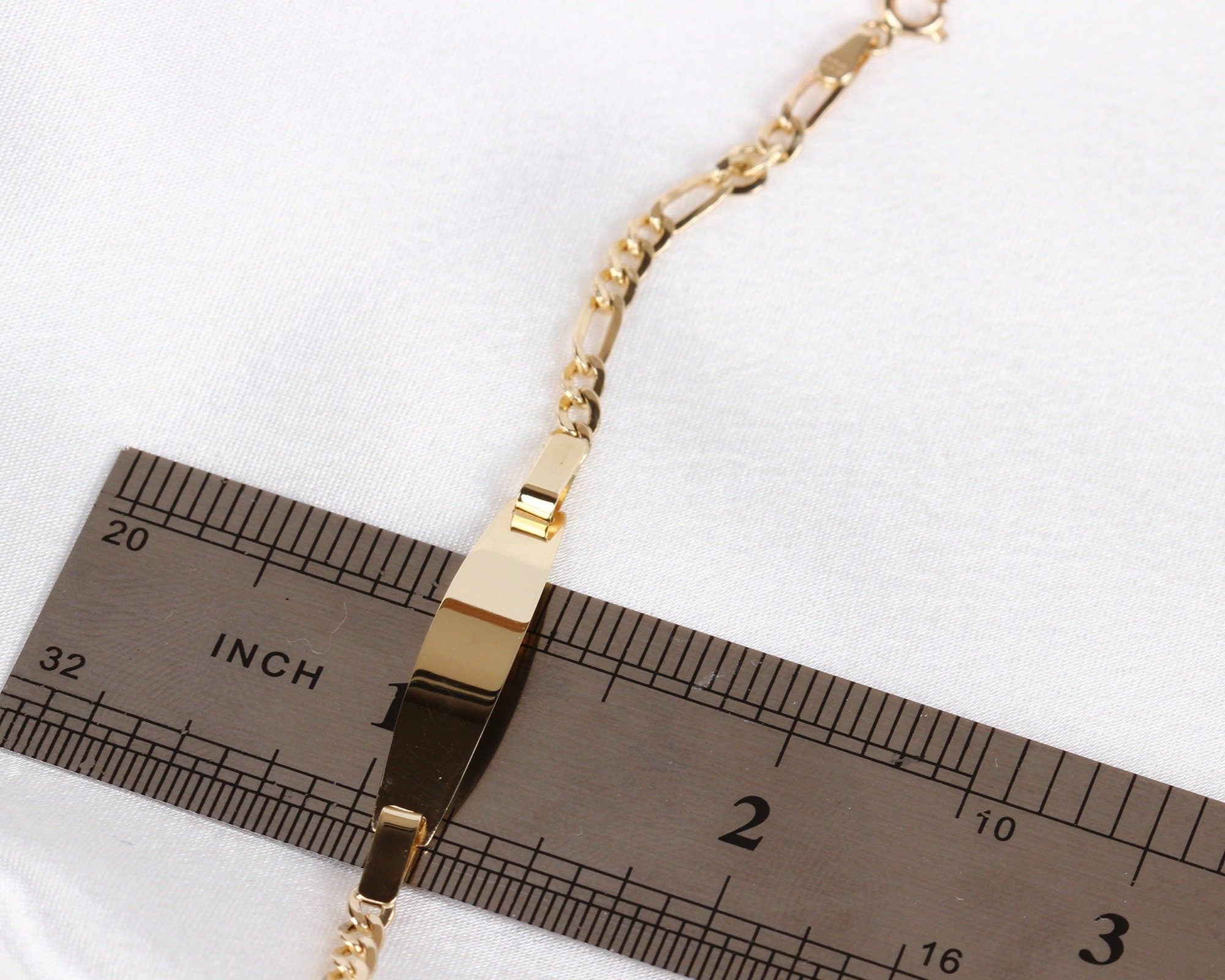 14K Gold Baby Name Bracelet, Toddler ID Bracelet, Custom Child Nameplate Bracelet, Baby Boy Bracelet, Children Bracelet, Newborn Gift