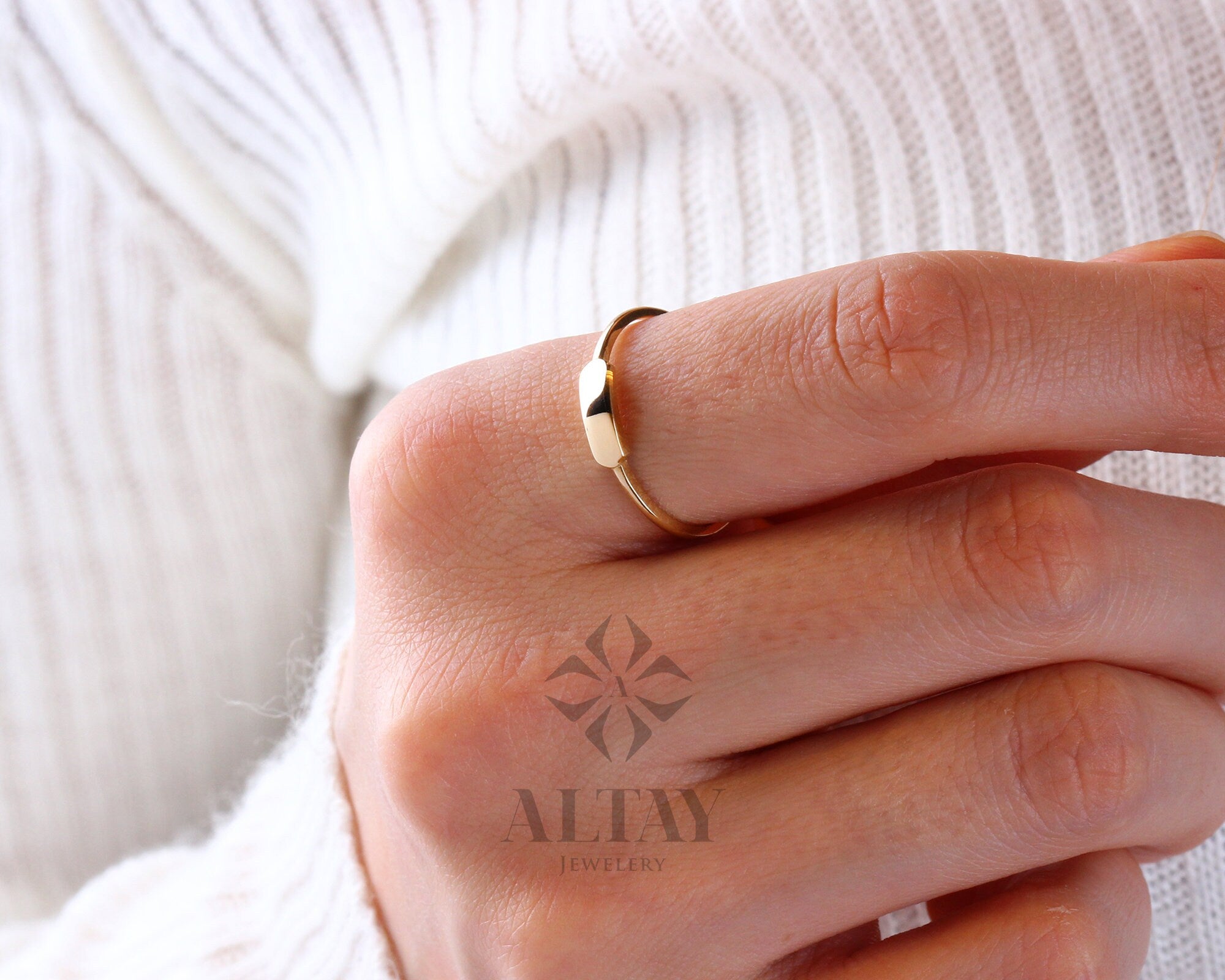 14K Gold Dainty Bar Ring, Personalized Name Ring, Custom Rectangle Ring, Roman Numeral Ring, Pet Memorial Jewelry, Skinny Letter Band