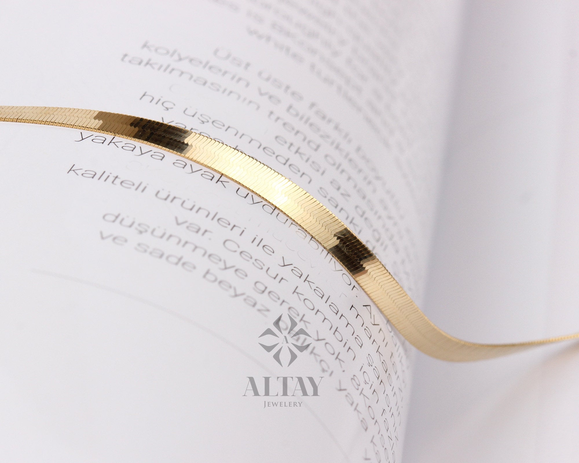 14K Gold Herringbone Bracelet, Custom Gold Herringbone Chain, Flat Gold Chain Bracelet, Simple Gold Chain Bracelet, Herringbone Anklet Gift