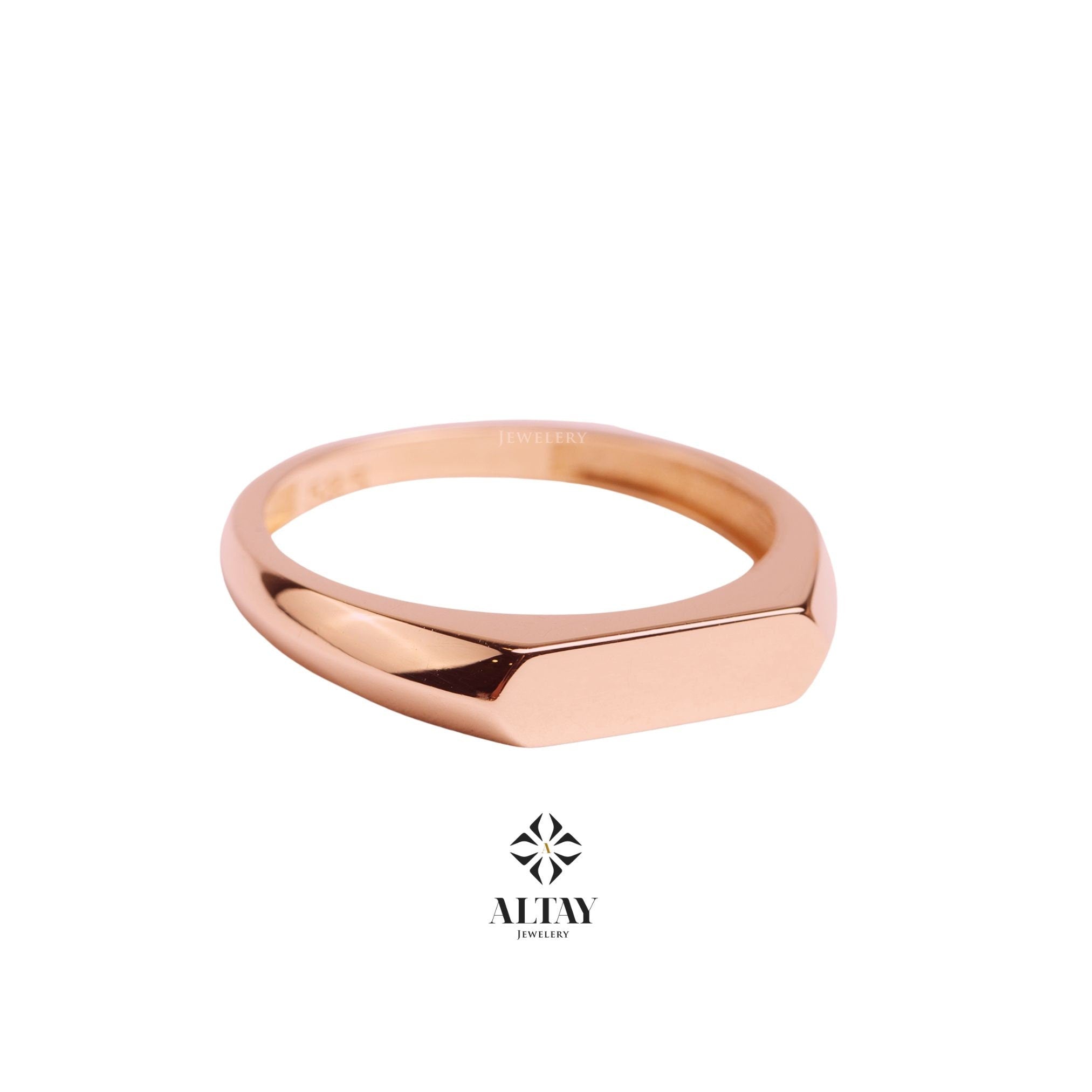 14K Gold Name Ring, Personalized Name Ring, Stacking Name Ring, Initial Gold Ring, Custom Name Ring, Letter Ring, Bridesmaid Gift For Her