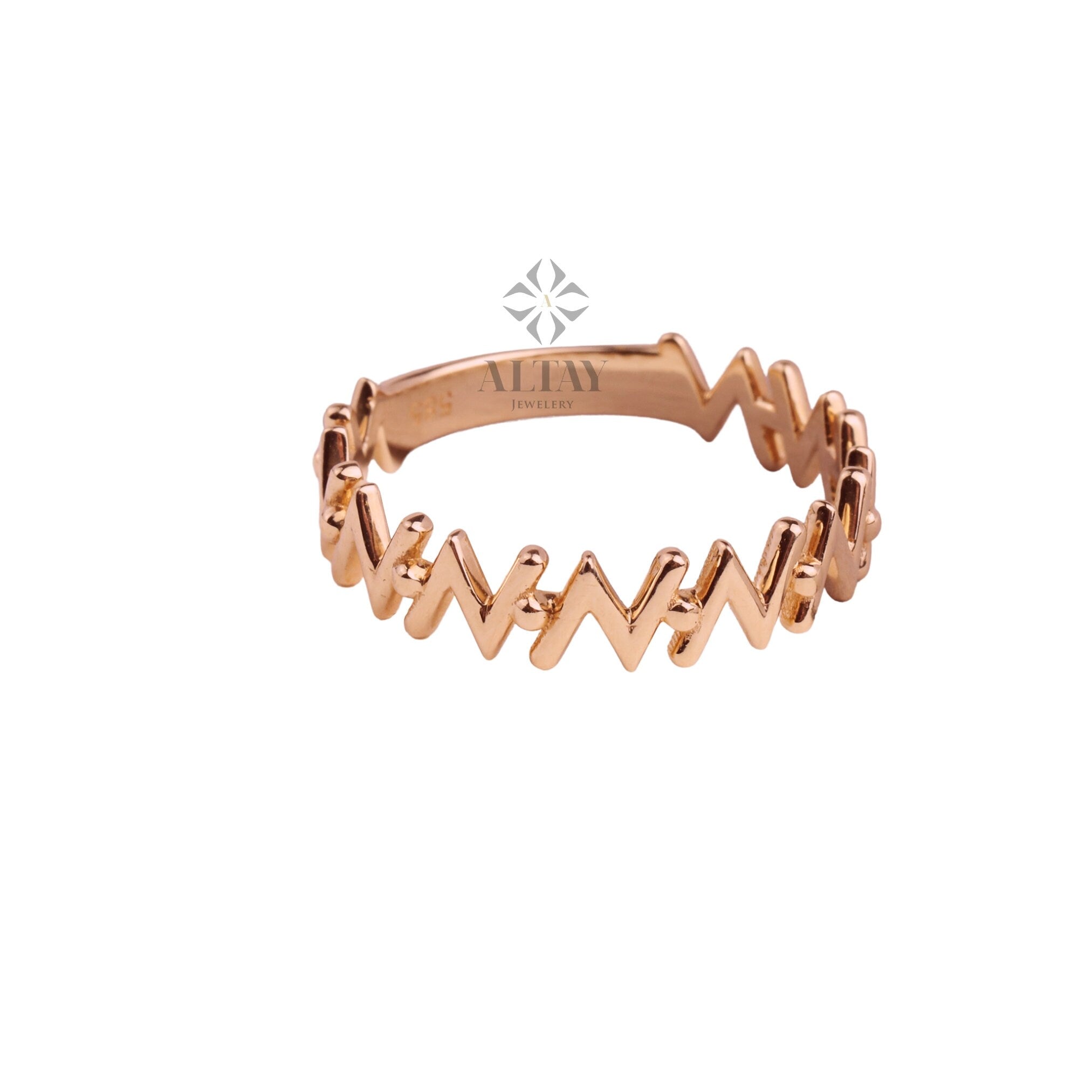 14K Gold Zigzag Ring, Tiny Gold Ring, Statement Ring, Sticks Ring, Unique Design, Minimalist Gold Ring, Dainty Ring, Gift For Her