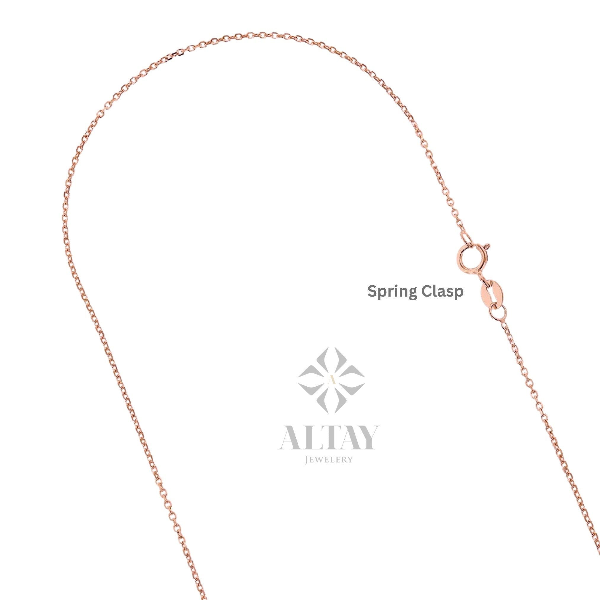 14K Gold Chain Necklace, 1.1mm Cable Chain, Long Gold Chain Necklace, Gold Delicate Choker, Layering Thin Chain, Simple Dainty Necklace