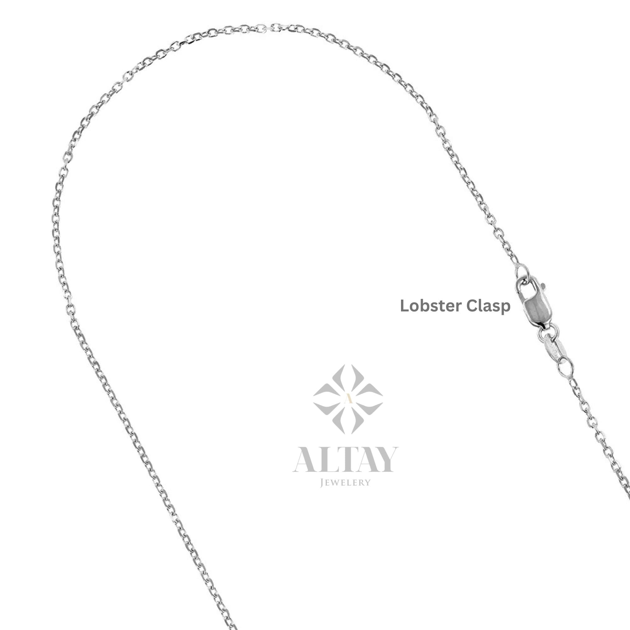 14K Gold Chain Necklace, 1.1mm Cable Chain, Long Gold Chain Necklace, Gold Delicate Choker, Layering Thin Chain, Simple Dainty Necklace