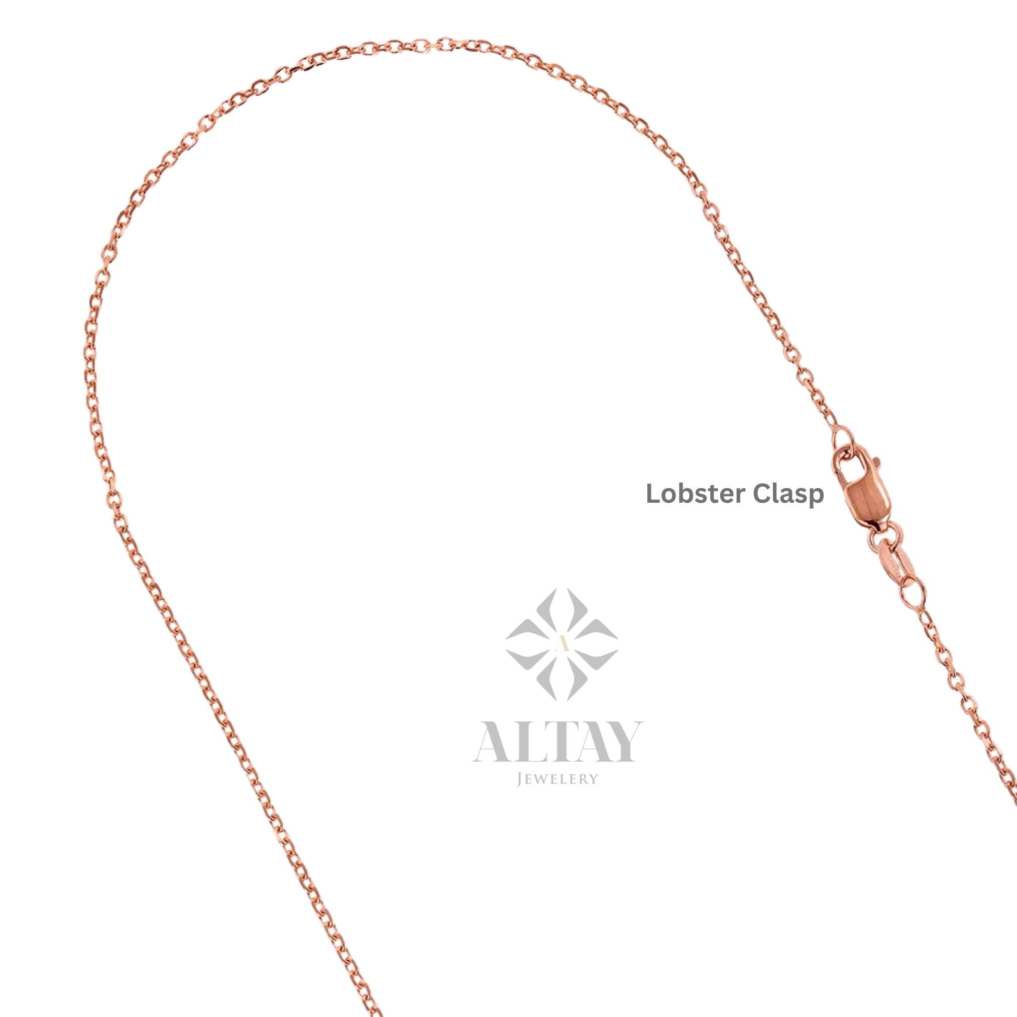 14K Gold Chain Necklace, 1.1mm Cable Chain, Long Gold Chain Necklace, Gold Delicate Choker, Layering Thin Chain, Simple Dainty Necklace