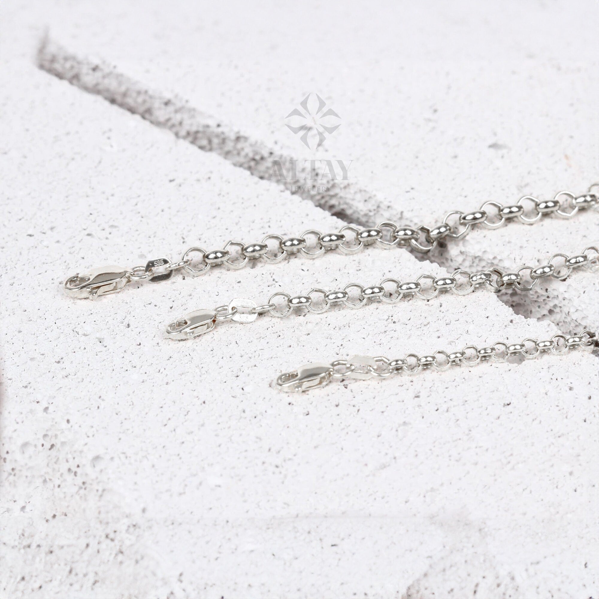 14K Gold Rolo Chain Bracelet, 3mm 4mm 5mm Gold Link Belcher Chain Bracelet, Oval Rolo Men Women Bracelet, Dainty Stacking Bracelet