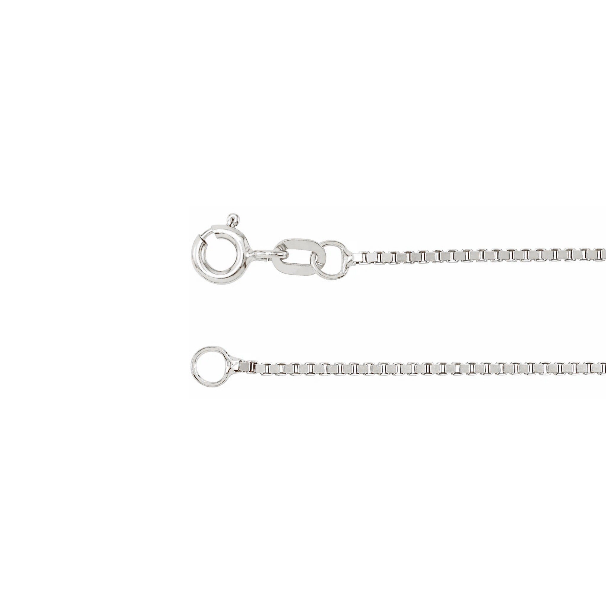 14K Gold Box Chain Bracelet, 0.75mm 1mm Box Chain Bracelet, Shiny Box Chain Anklet, Dainty Layered Bracelet, Simple Chain Bracelet