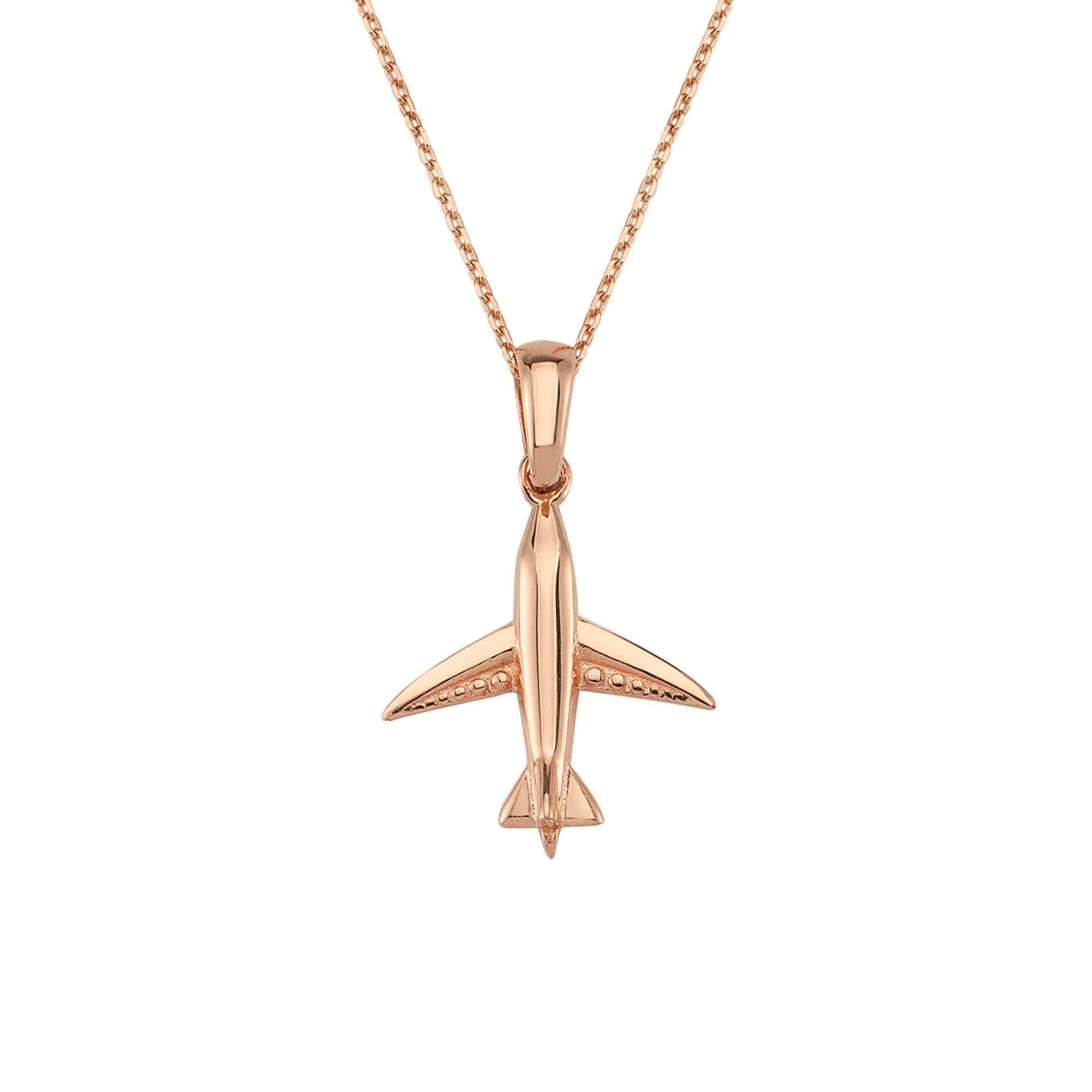 14K Gold Airplane Necklace, Plane Choker, Travel Necklace, Pilots Flight Attendant Gifts, Airplane Charm, Aviation Graduation Gifts for Her