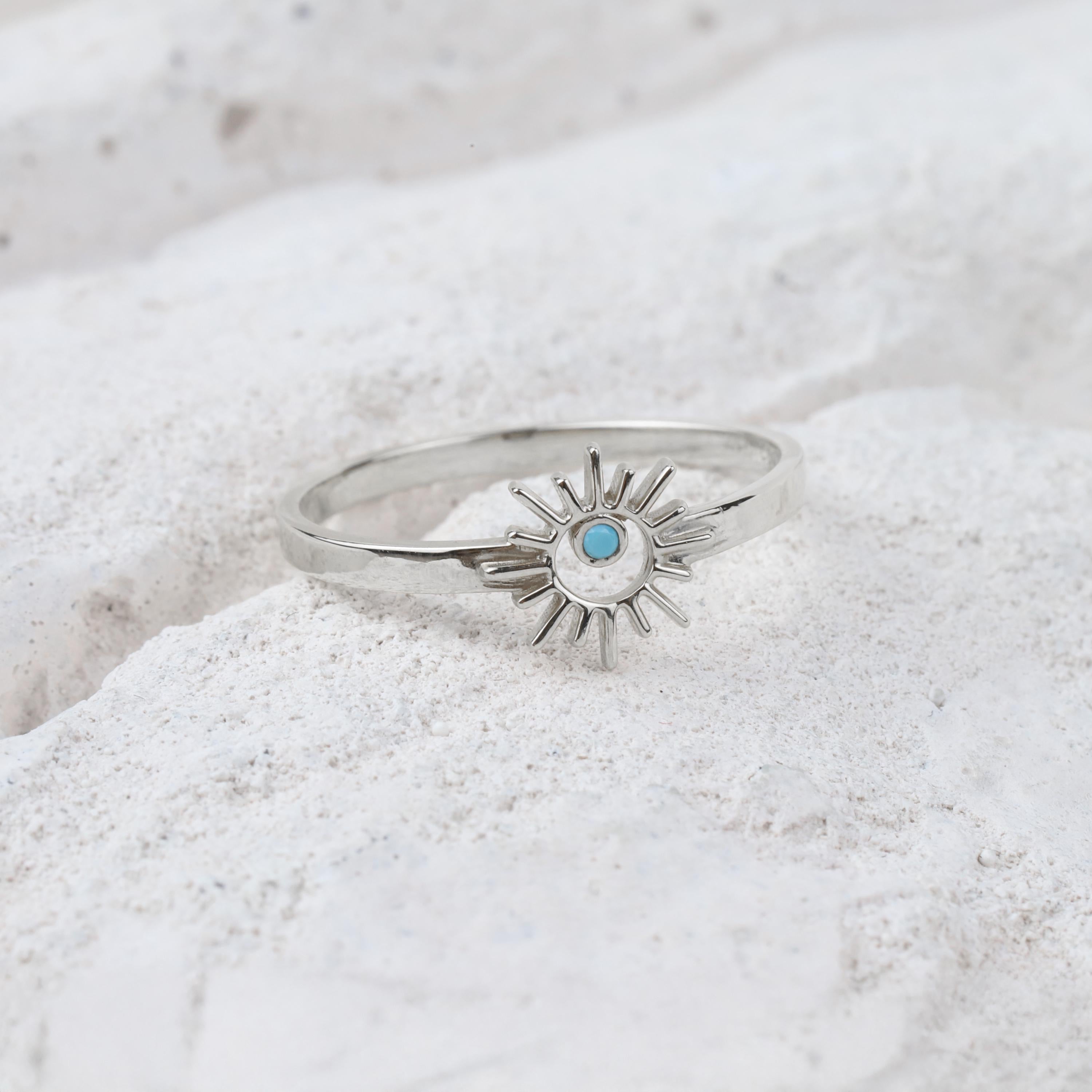14K Gold Sunshine Ring, Full Sunburst Ring, Rising Sun Ring, Gold Crown Ring, Dainty Gold Ring, Celestial Jewelry, Stackable Ring, Gift Her