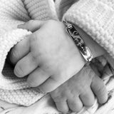 14K Gold Baby Name Bracelet, Toddler ID Bracelet