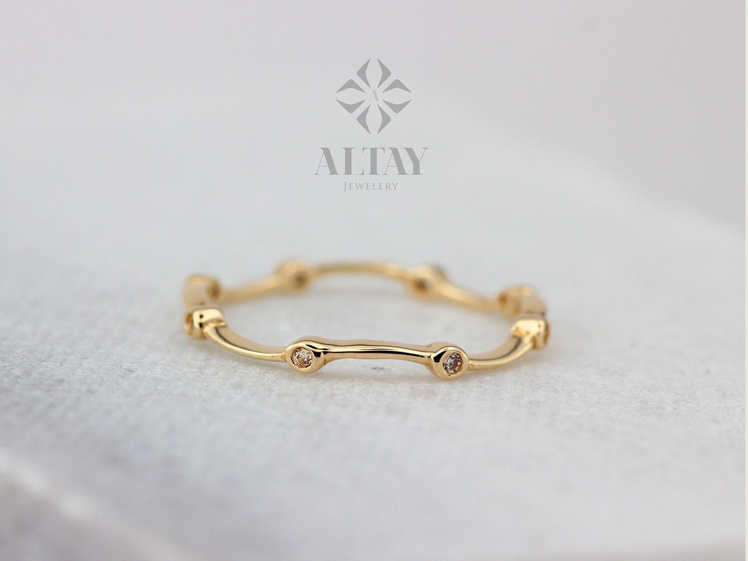 Minimalist 14k Solid Gold Ring, Stacking Ring, Thin Gold, Stackable, Dainty Ring, Elegant Stylish Fine Jewelry, Real Gold, Gift for Her