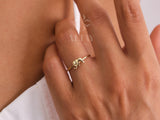 14K Gold Elephant Ring, Stacking Ring