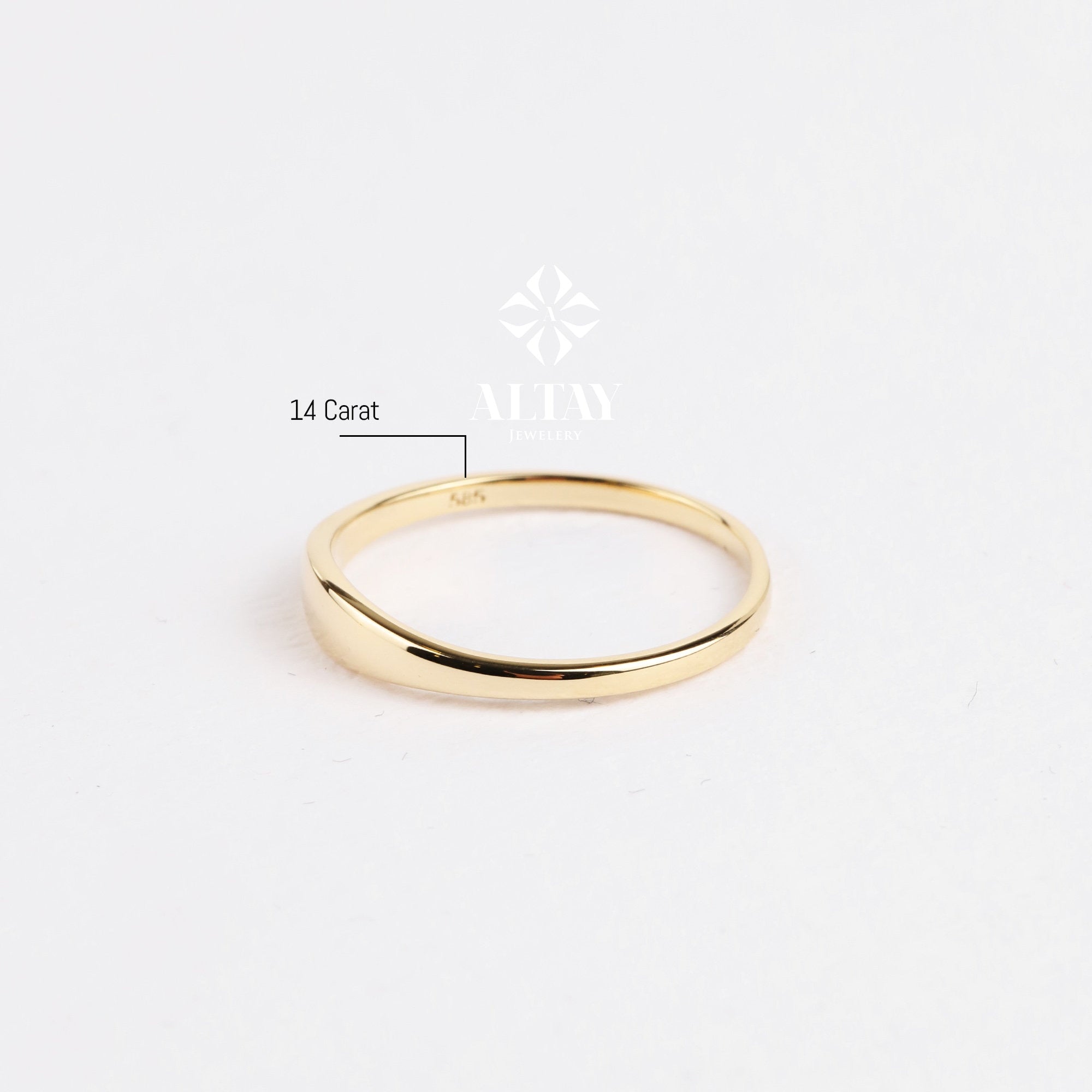 14K Gold Custom Name Ring, Stackable Name Ring, Dainty Stacking Rings, Initial Engraved Rings, Personalized Gift, Baby Name Mom Gift