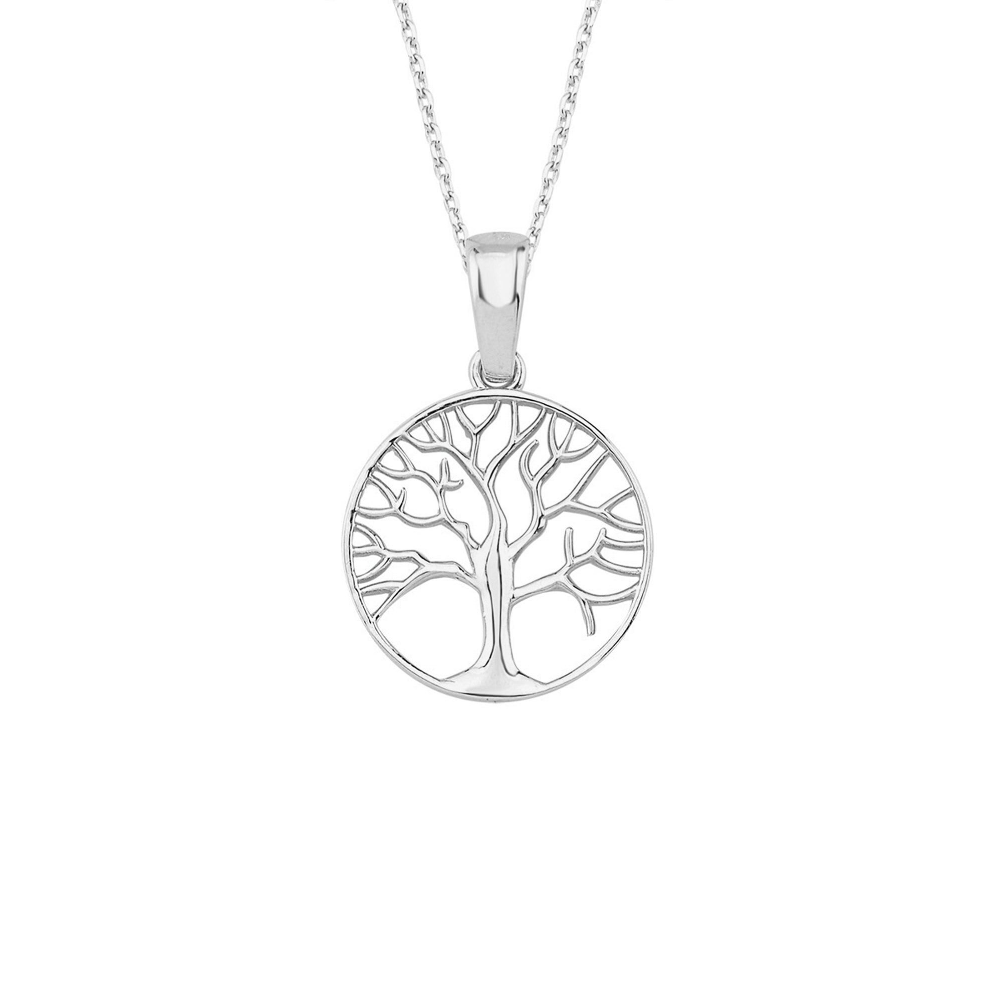 14K Gold Tree of Life Necklace, Family Tree Pendant Necklace, Tree of Life Charm, Mothers Day Gift, Medallion Necklace Gift for Mom