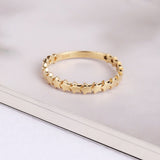 14K Gold Star Ring, Gold Multi Stars Ring