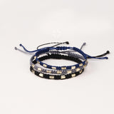 14K Gold String Bracelet, Adjustable Bracelet